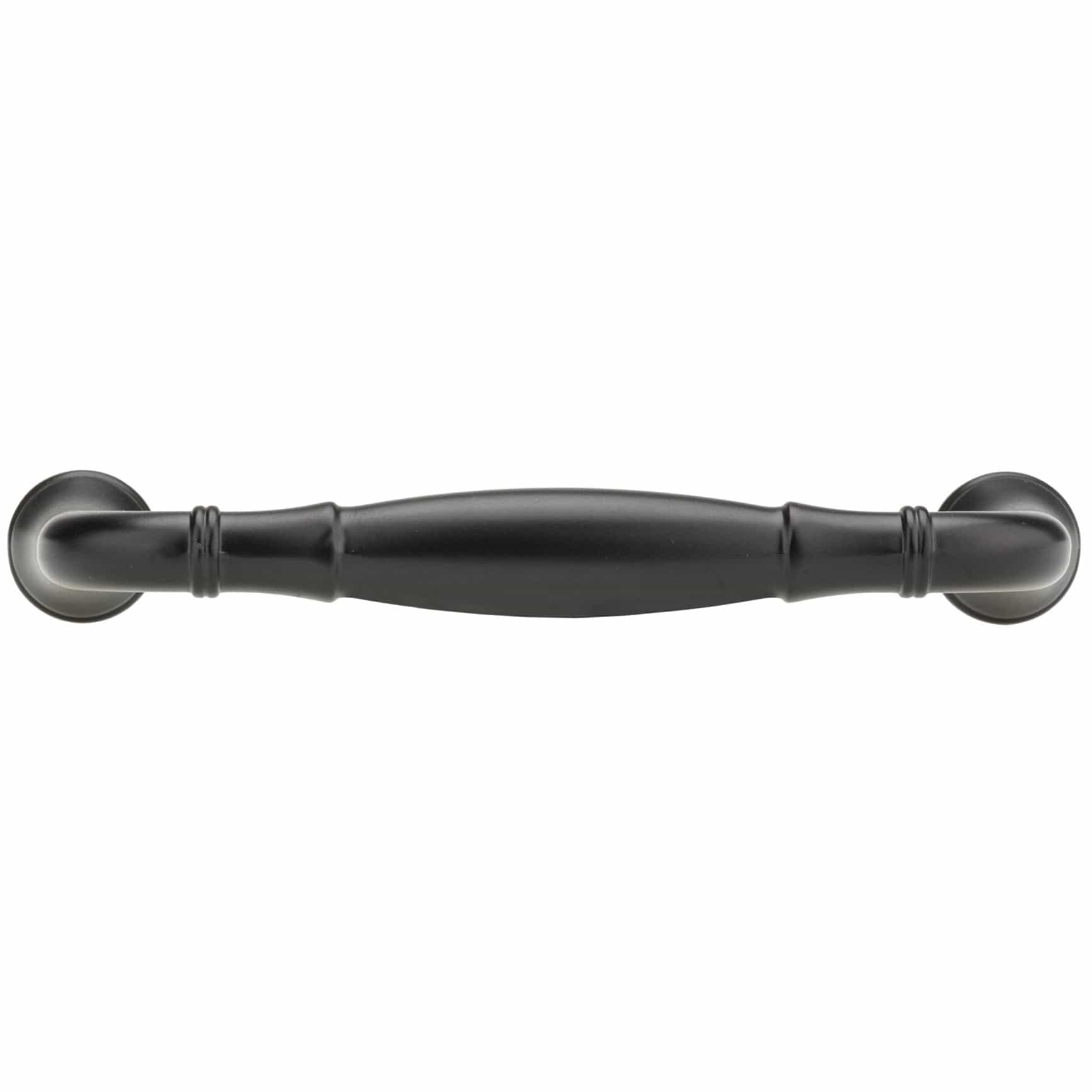 Traditional Pull, 3-3/4" Center-to-Center, Matte Black alt 0