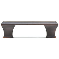 Traditional Pull, 3-3/4" Center-to-Center, Brushed Oil-Rubbed Bronze alt 0