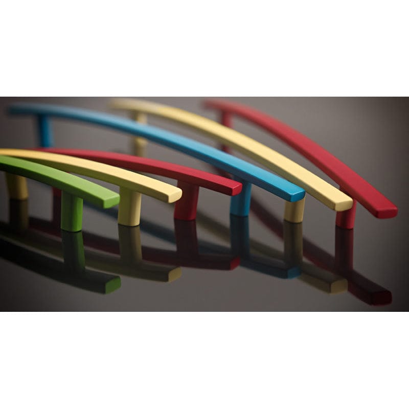 Transitional Pull, 5-1/16" Center-to-Center, Satin Brass alt 0