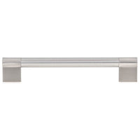 Contemporary Pull, 6-5/16" Center-to-Center, Brushed Nickel alt 0