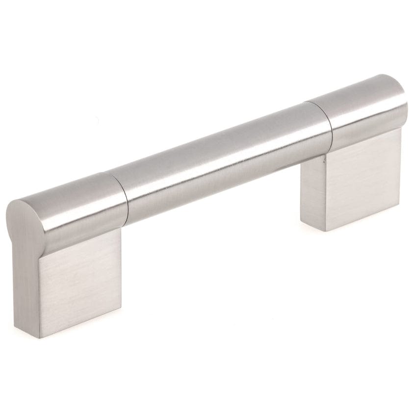 Contemporary Pull, 3-3/4" Center-to-Center, Brushed Nickel alt 0