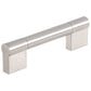 Contemporary Pull, 3-3/4" Center-to-Center, Brushed Nickel alt 0