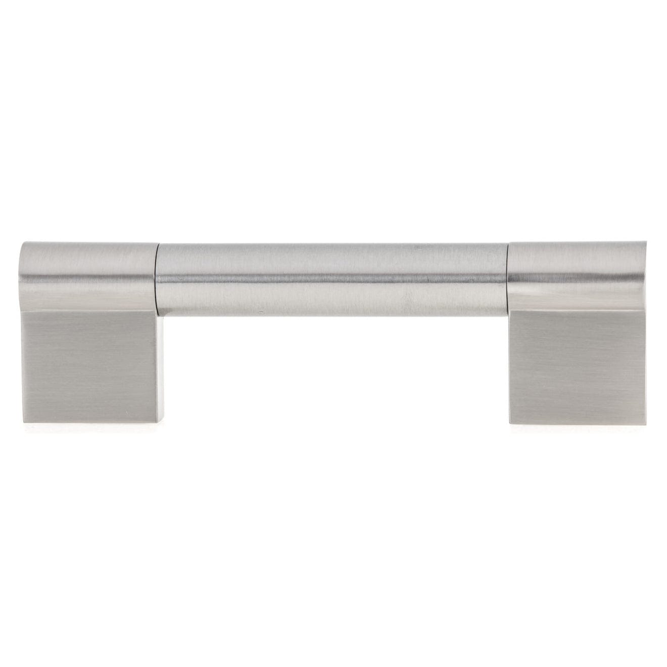 Contemporary Pull, 3-3/4" Center-to-Center, Brushed Nickel alt 0