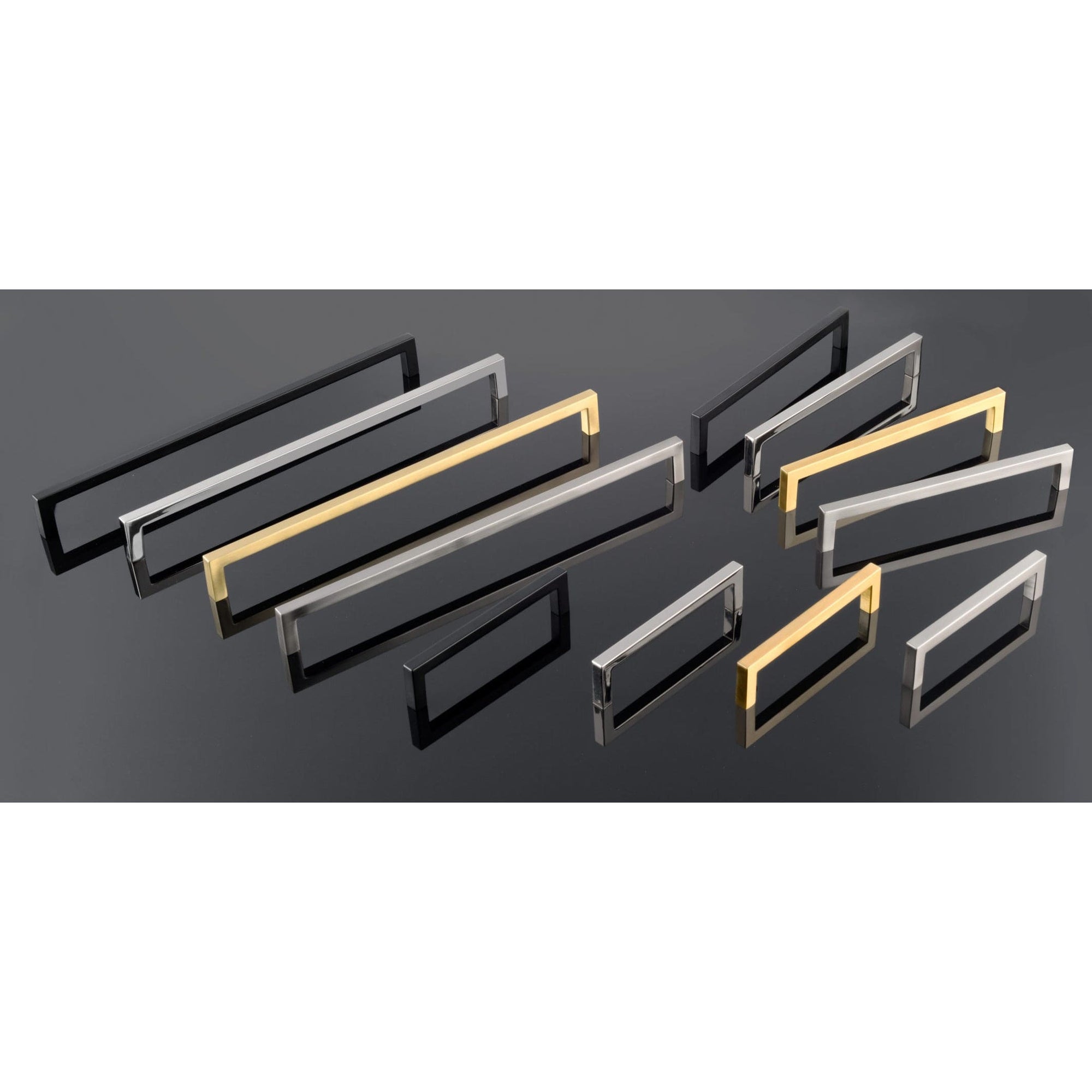 Contemporary Pull, 5-1/16" Center-to-Center, Satin Brass alt 0