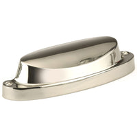 Contemporary Cup Pull, 2-1/2" Center-to-Center, Polished Nickel alt 0