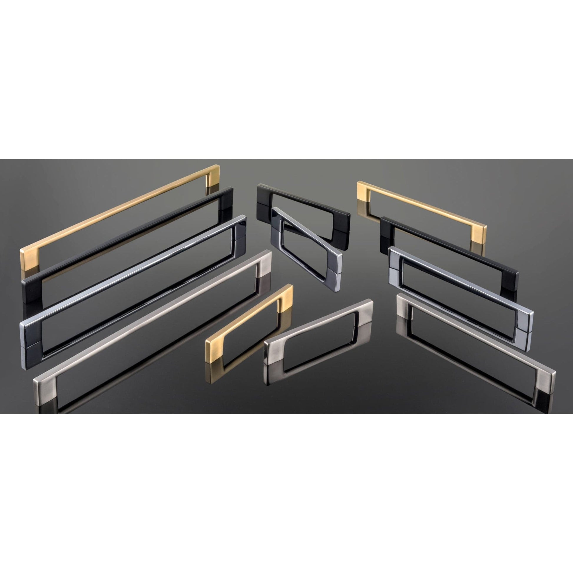 Contemporary Pull, 7-9/16" Center-to-Center, Chrome alt 0