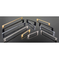 Contemporary Pull, 7-9/16" Center-to-Center, Matte Black alt 0