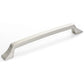 Transitional Pull, 7-9/16" Center-to-Center, Brushed Nickel alt 0