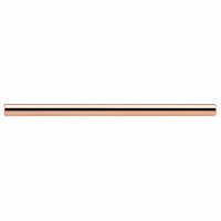 Contemporary Pull, 7-9/16" Center-to-Center, Polished Copper alt 0