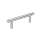 Contemporary Pull, 3-3/4" Center-to-Center, Brushed Nickel