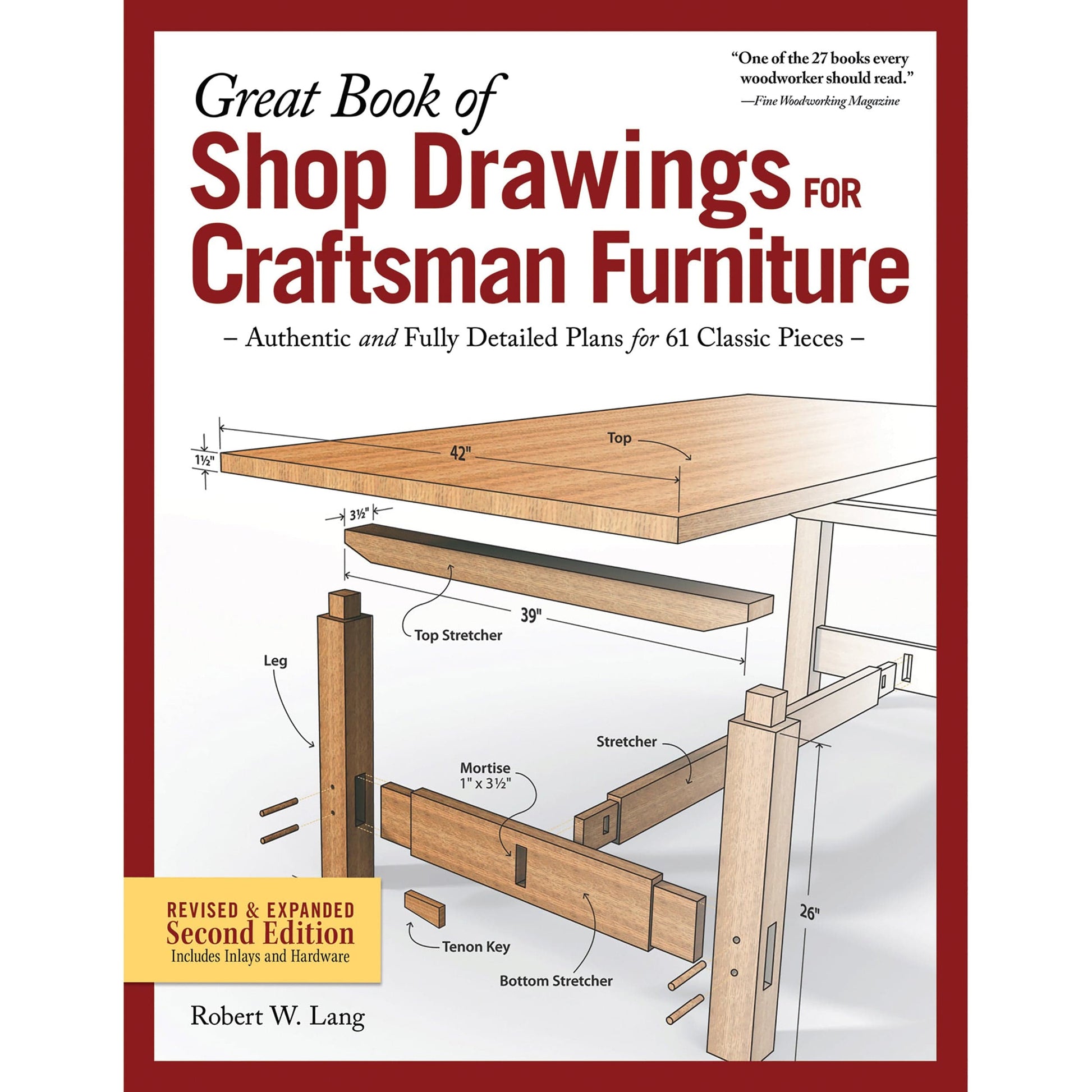 Great Book of Shop Drawings for Craftsman Furniture, Rev & Exp 2nd Edition alt 0