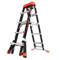Select Step 5'-8' Adjustable Stepladder alt 0