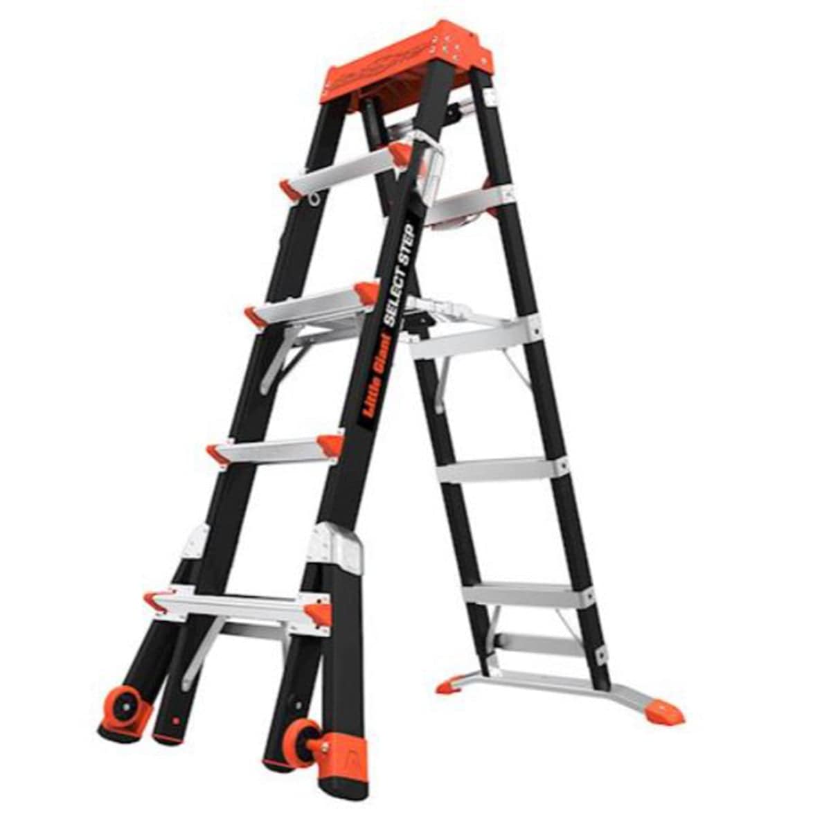 Select Step 5'-8' Adjustable Stepladder alt 0