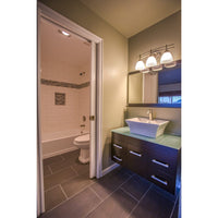 2-7/16" (62 mm) Pocket Door Pull Square Brushed Nickel Privacy alt 0