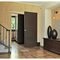 2-7/16" (62 mm) Pocket Door Pull Round Bright Brass Privacy alt 0