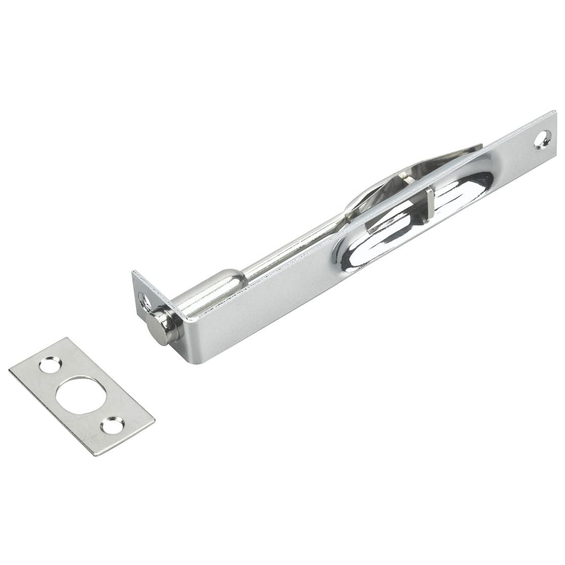 6" x 3/4" Flush Bolt Chrome alt 0