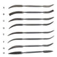 Riffler Rasps, Set of 8 (A-H) alt 0
