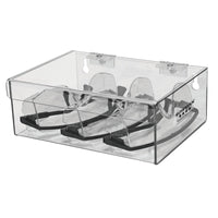 Hinged Lid Storage Box Clear alt 0
