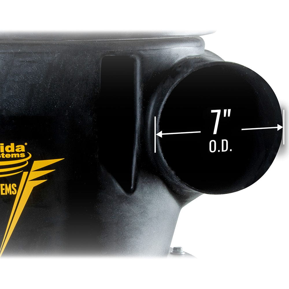 3 HP 230V V-System 3000 HEPA-GFM with 35 Gallon Drum, and Wall Mount