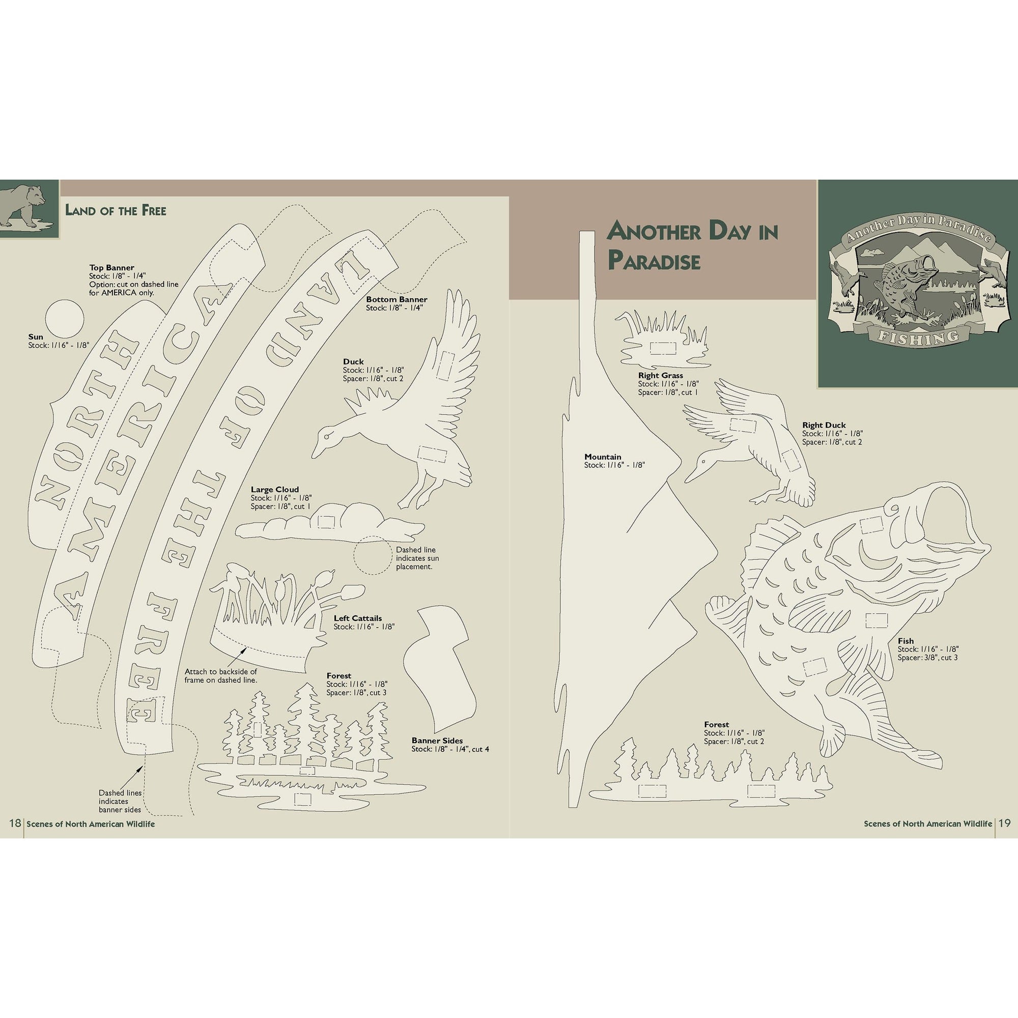 Scenes of North American Wildlife for the Scroll Saw alt 0