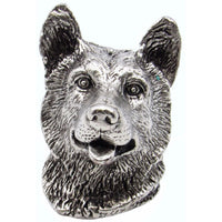 Siberian Husky Knob Pewter Oxide alt 0