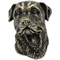 Rottweiler Knob Brass Oxide alt 0