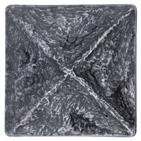 Rustic Pyramid Knob Pewter alt 0