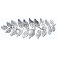 Fern Leaf Pull 2-15/16" Center Nickel alt 0