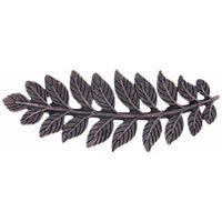 Fern Leaf Pull 2-15/16" Center Oil Rubbed Bronze alt 0