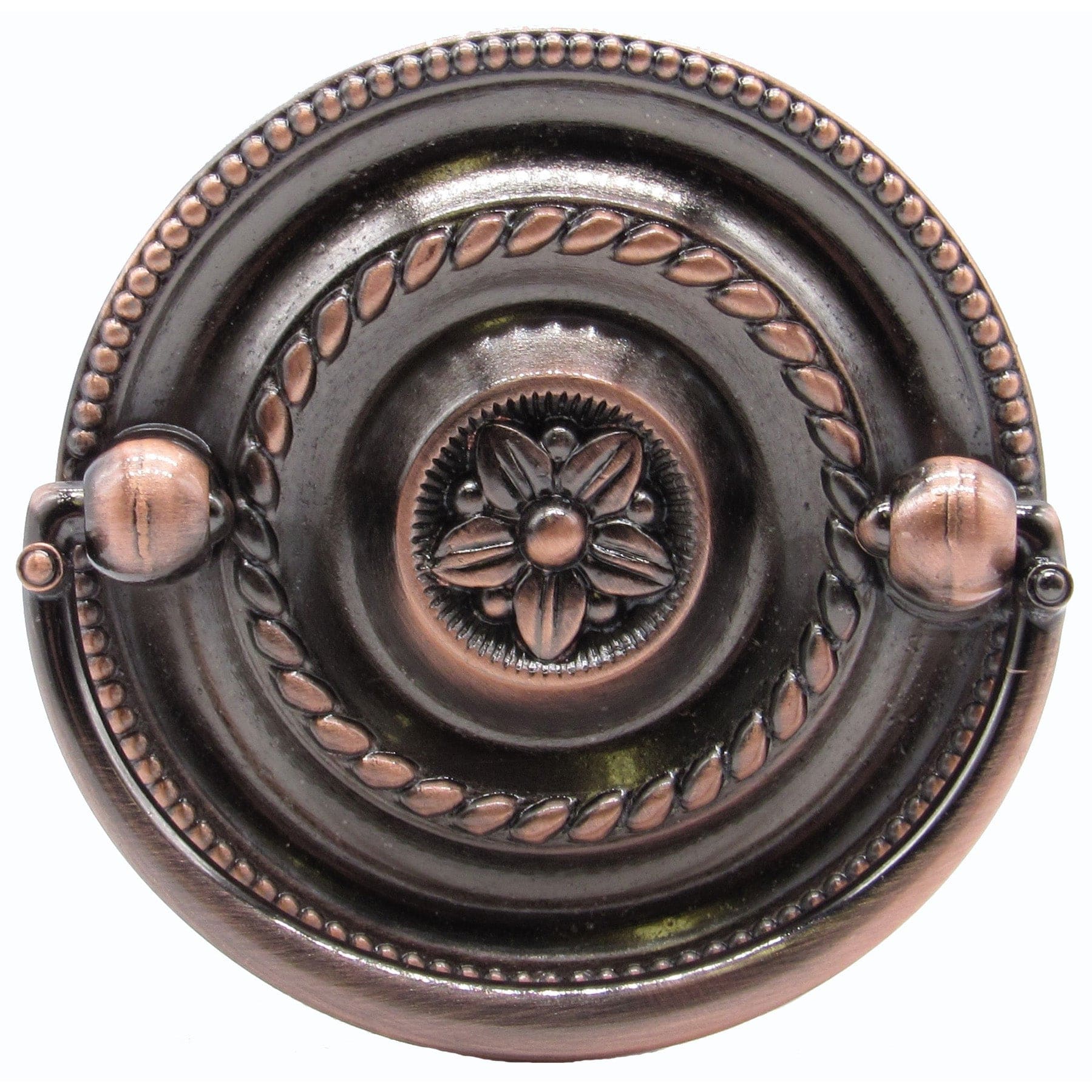 Tuscany Drop Pull Round Satin Copper Oxide alt 0