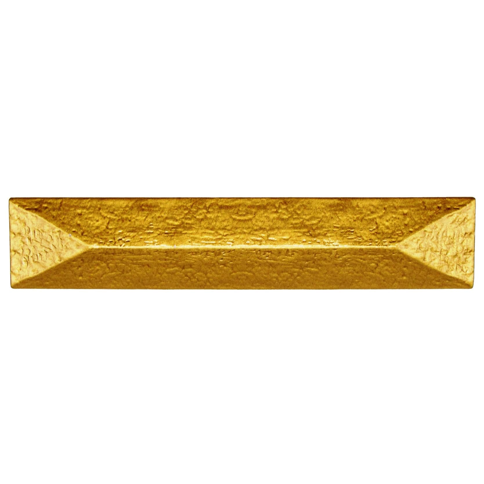 Rustic Pyramid Pull 3-3/4" Center Lux Gold alt 0