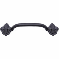 Fleur De Lis Arch Pull 3-3/4" Center Oil Rubbed Bronze alt 0