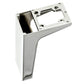 3-15/16" (100 mm) Design Adjustable Furniture Leg Chrome alt 0