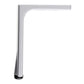 3-15/16" (100 mm) Design Adjustable Furniture Leg Aluminum alt 0