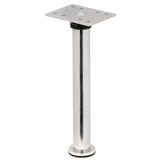 5-29/32" (150 mm) Borsa Adjustable Furniture Leg Chrome alt 0
