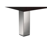 5-29/32" (150 mm) Adjustable Furniture Leg Chrome Pack of 4 alt 0