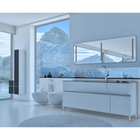 11-3/4" (300 mm) Adjustable Furniture Leg Matte White Pack of 4 alt 0