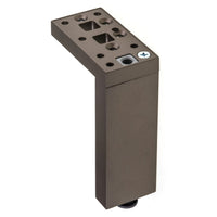 4-23/32" (120 mm) Adjustable Contemporary Versatile T or L Shaped Furniture Leg Bronze alt 0