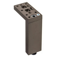 7-7/8" (200 mm) Adjustable Contemporary Versatile T or L Shaped Furniture Leg Bronze alt 0