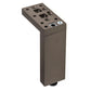 13-3/4" (350 mm) Adjustable Contemporary Versatile T or L Shaped Furniture Leg Bronze alt 0