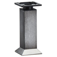 7-7/8" (200 mm) Vintage Adjustable Round Leg Rustic Iron alt 0