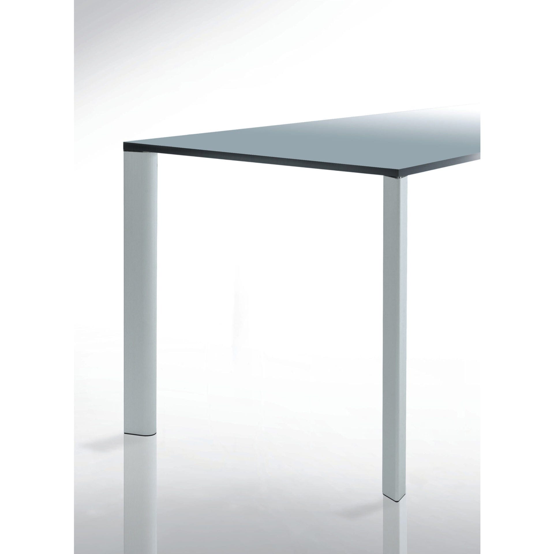 27-1/2" (698 mm) Adjustable Teardrop Design Table Leg Aluminum Pack of 4 alt 0