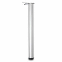 27-1/2" (700 mm) Adjustable Table Leg Stainless Steel Pack of 4 alt 0