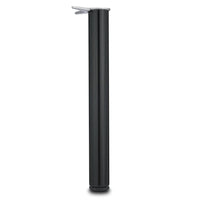 28" (710 mm) Adjustable Table Leg Black alt 0