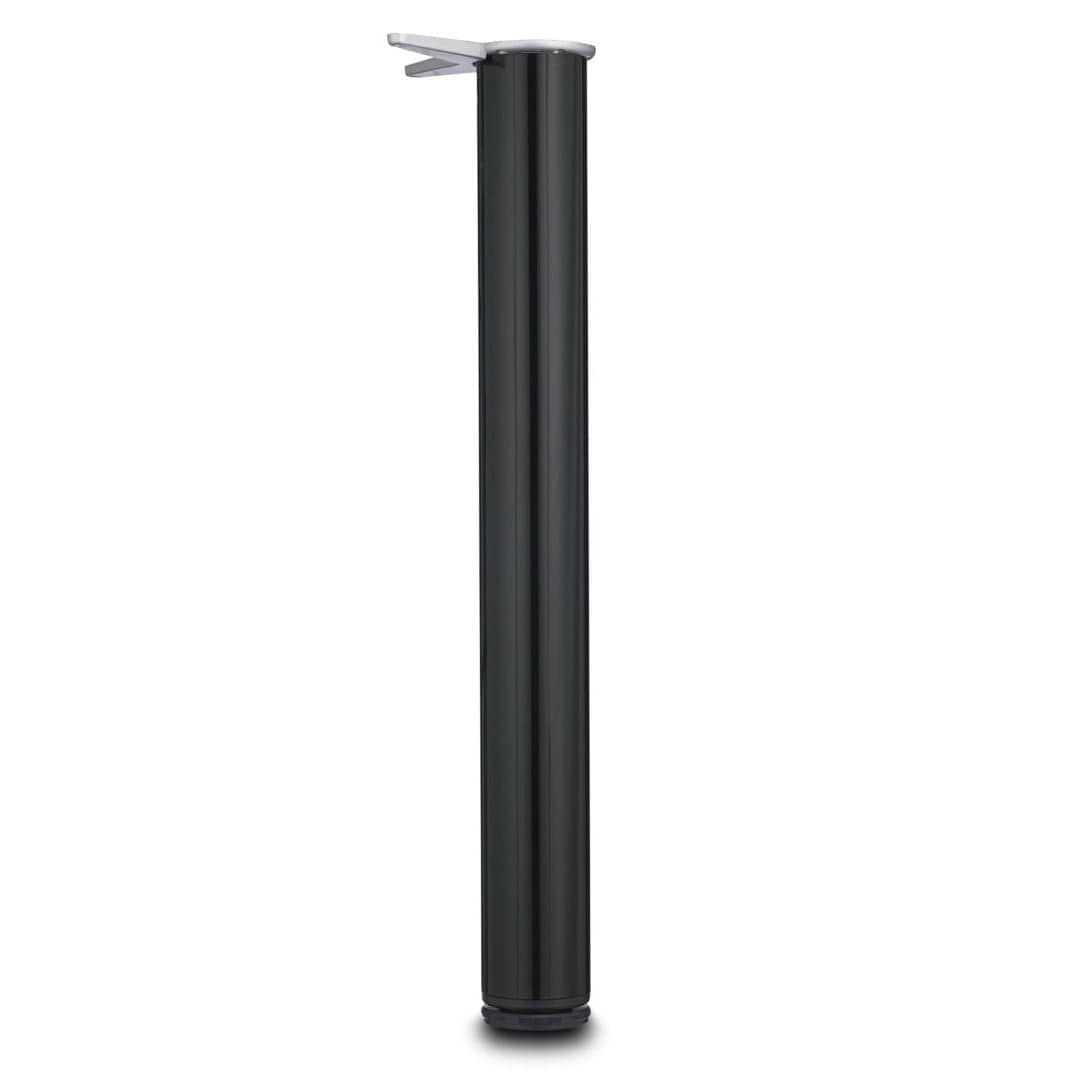 28" (710 mm) Adjustable Table Leg Black alt 0