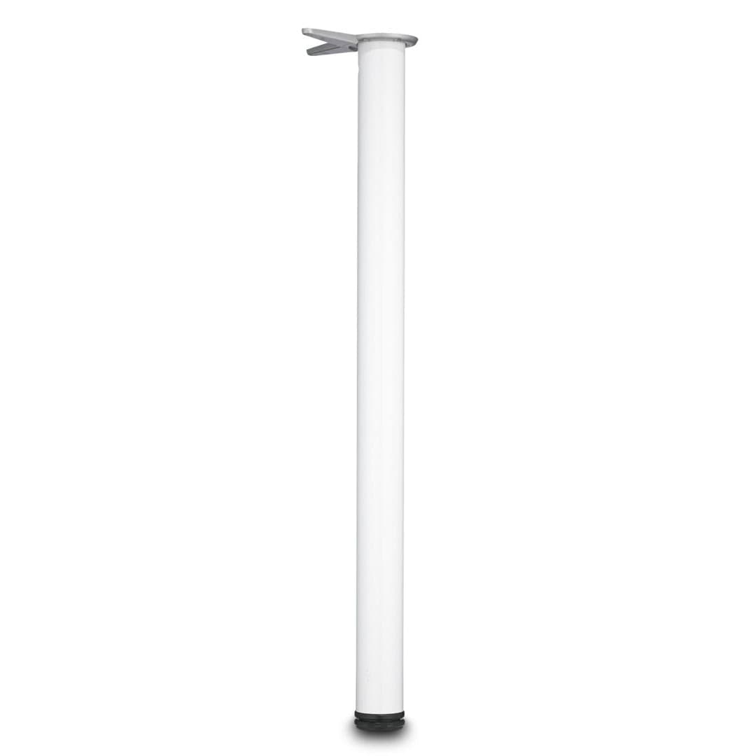 34-1/4" (870 mm) Adjustable Table Leg White alt 0