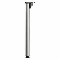 28" (711 mm) Folding AdjustableTable Leg Aluminum alt 0