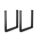 28" (710 mm) Adjustable Legs for Structural Table Matte Blac, 1 Pair alt 0