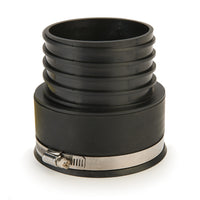 DustConnection - Adapts 4" SCH 40 PVC Pipe to 4" Dust Collection Hose alt 0