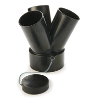 Dust Connection - 6" to 4" 3-Way Splitter alt 0